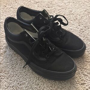 Black Canvas Sneakers